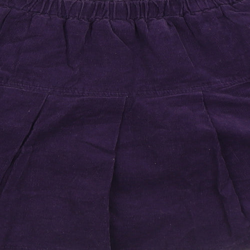 Dunnes Stores Girls Purple  100% Cotton A-Line Skirt Size 9 Years  Regular