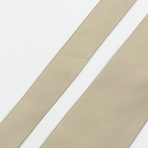 NEXT Mens Beige  Polyester Pointed Tie One Size