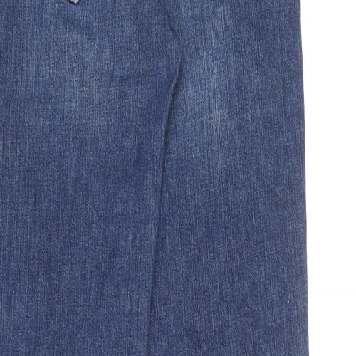 Wrangler Womens Blue  Cotton Skinny Jeans Size 29 in L30 in Regular
