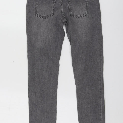 Denim & Co. Girls Grey  Cotton Skinny Jeans Size 11-12 Years  Regular