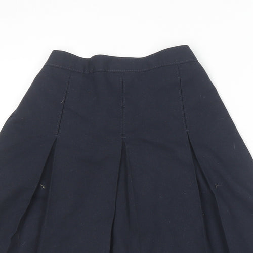 Marks and Spencer Girls Blue  Polyester A-Line Skirt Size 10-11 Years  Regular