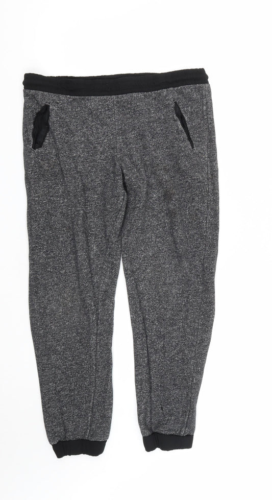 F&F Boys Black  Cotton Jogger Trousers Size 13-14 Years  Regular