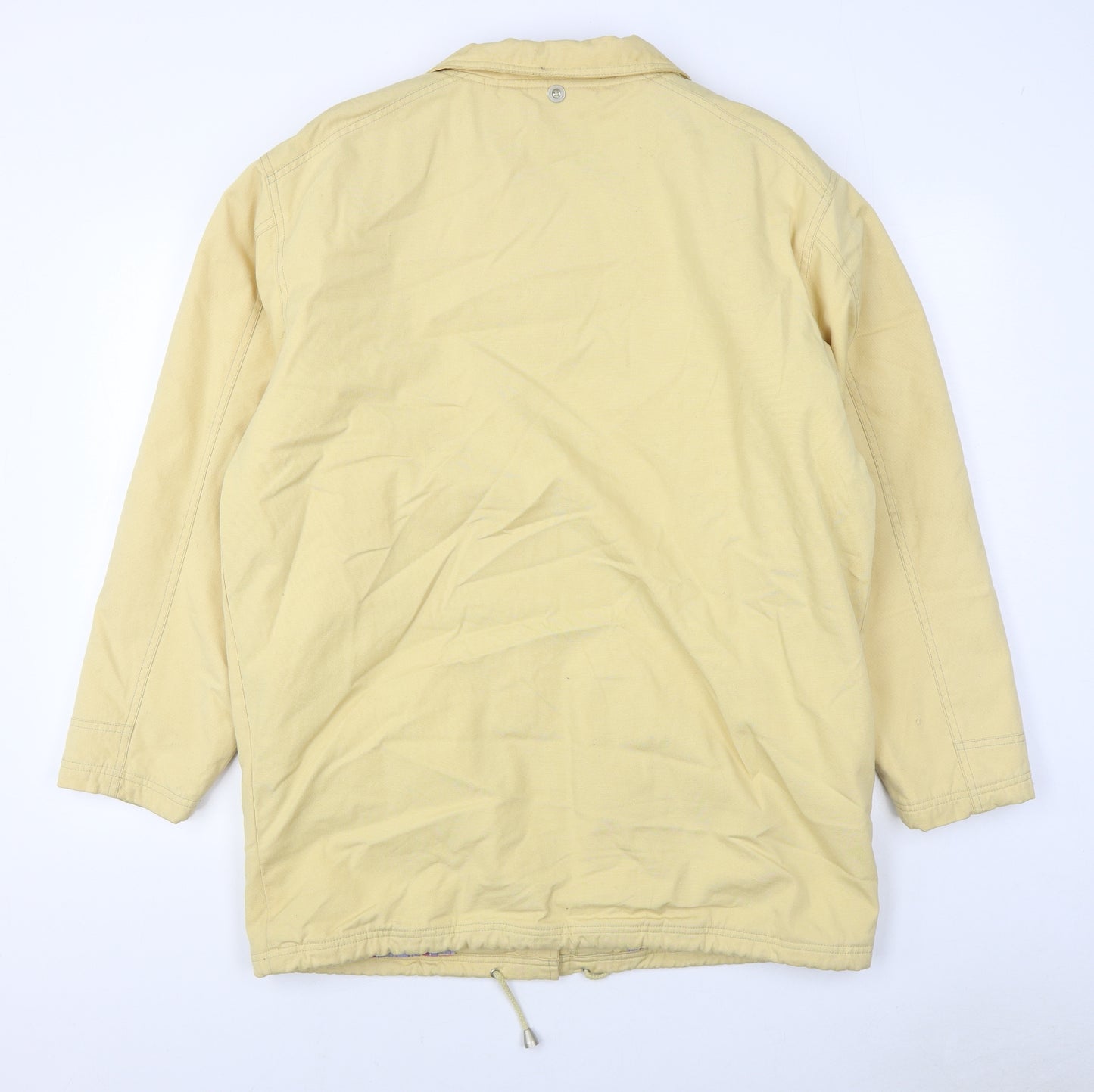 Harvest Collection Mens Yellow   Jacket  Size M  Zip