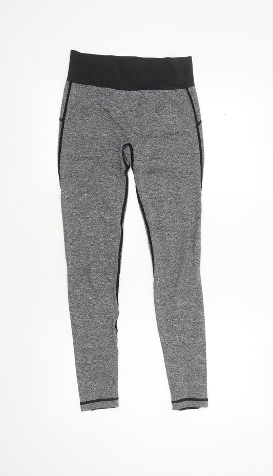 New Look Womens Black  Polyester Sweatpants Leggings Size S L26 in Regular