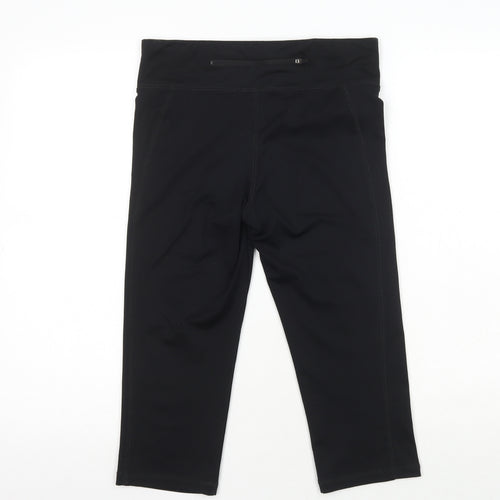 Dunnes Womens Black  Polyester Sweatpants Leggings Size S L18 in Regular