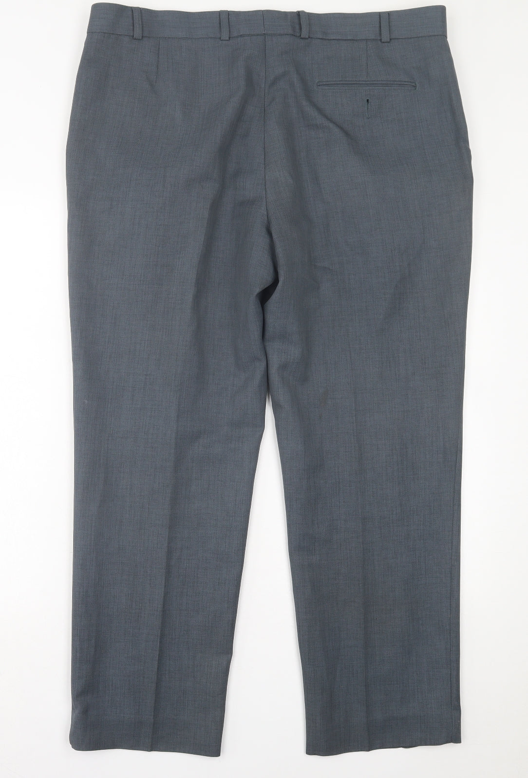 james pringle Mens Grey  Polyester Trousers  Size 40 in L29 in Regular Button