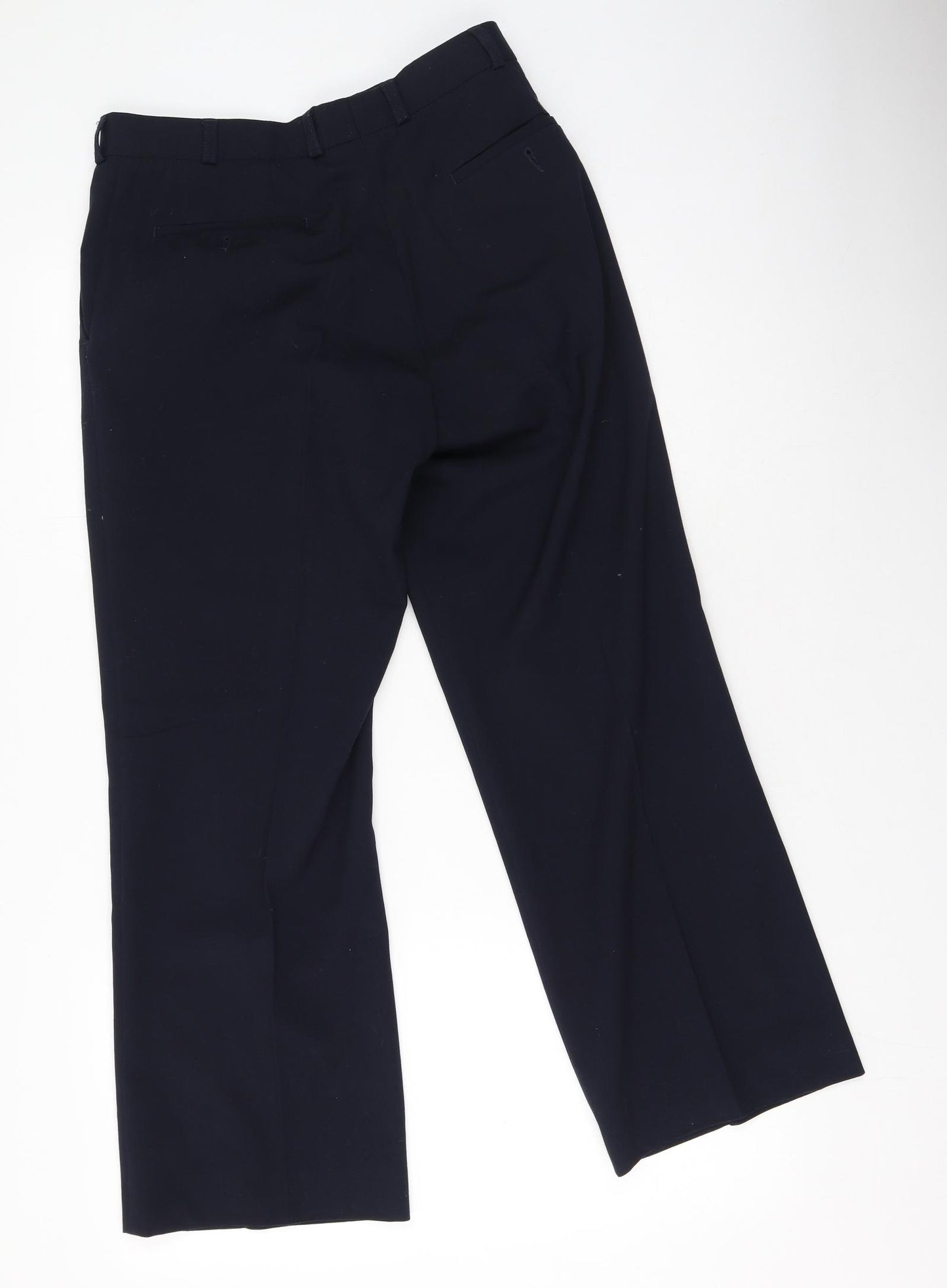 REMUS Mens Blue  Viscose Trousers  Size 30 in L27 in Regular