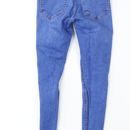 New Look Girls Blue  Cotton Skinny Jeans Size 9 Years  Regular