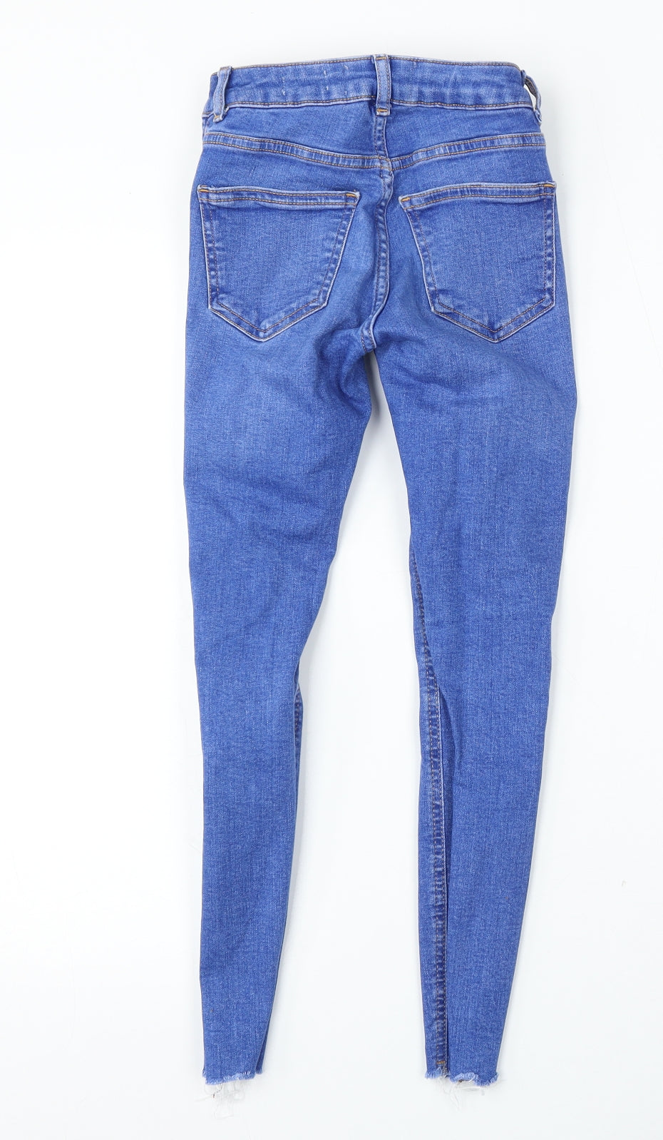 New Look Girls Blue  Cotton Skinny Jeans Size 9 Years  Regular