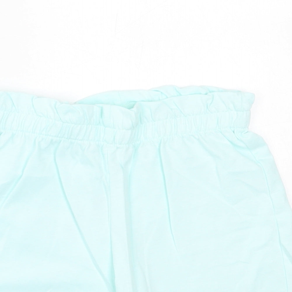 George Girls Blue  Cotton Bermuda Shorts Size 5-6 Years  Regular