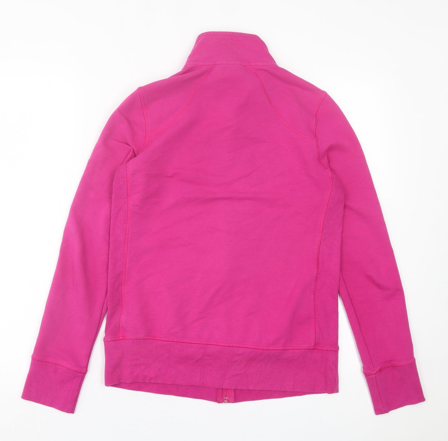 Danskin Womens Pink  Cotton Full Zip Sweatshirt Size S  Zip