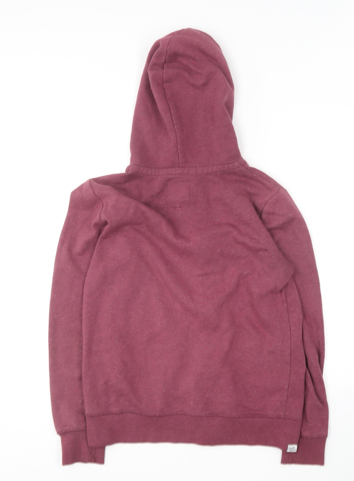 Brookhaven Womens Purple  Cotton Full Zip Hoodie Size 12