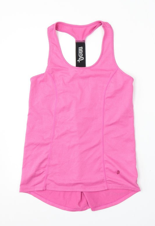 Penn Womens Pink  Polyester Basic Tank Size XS Round Neck