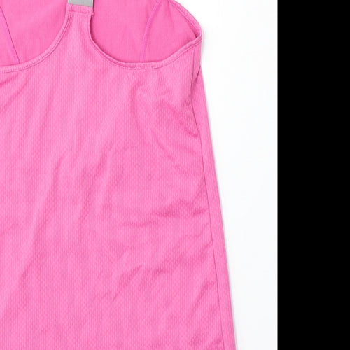 Penn Womens Pink  Polyester Basic Tank Size XS Round Neck