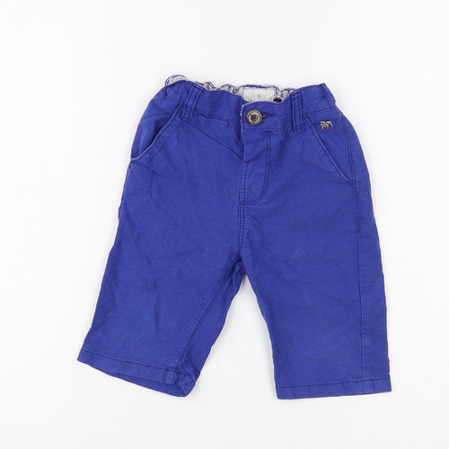 Jasper Conran Boys Blue  Cotton Chino Trousers Size 3-4 Years  Regular Button
