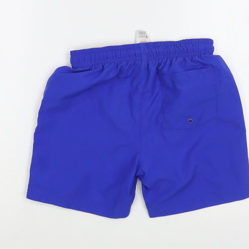 F&F Boys Blue  Polyester Bermuda Shorts Size 8-9 Years  Regular Drawstring