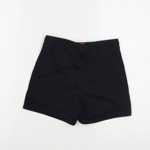 Marks and Spencer Boys Black  Polyester Sweat Shorts Size 8-9 Years  Regular Drawstring