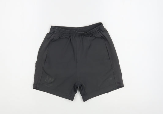Kukri Boys Grey  Polyester Sweat Shorts Size 7-8 Years  Regular