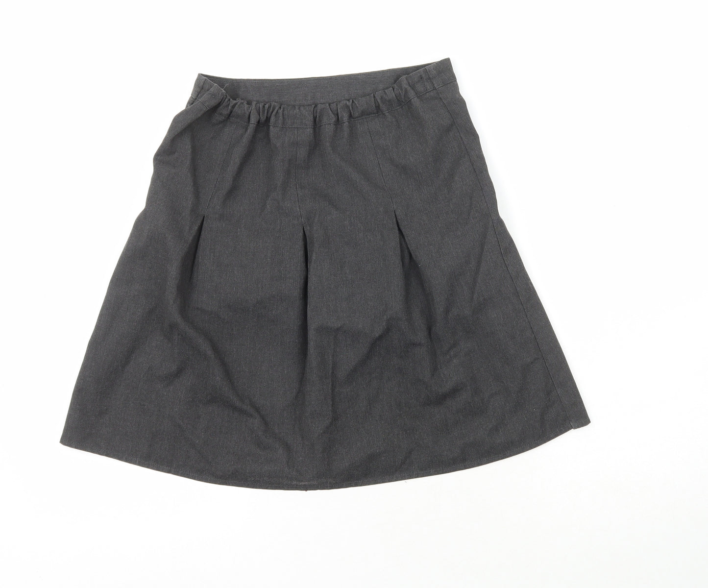 George Girls Grey  Polyester Flare Skirt Size 10-11 Years  Regular