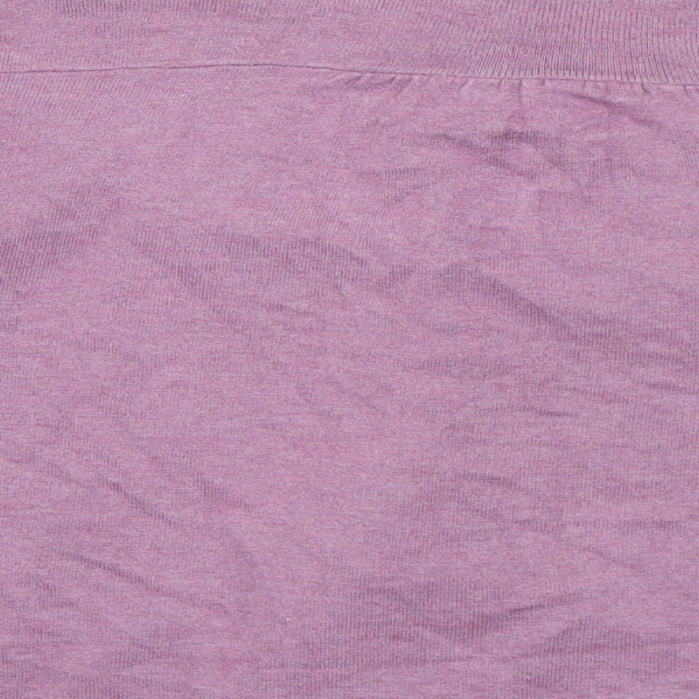 John Rocha Womens Purple V-Neck  Viscose Cardigan Jumper Size 18