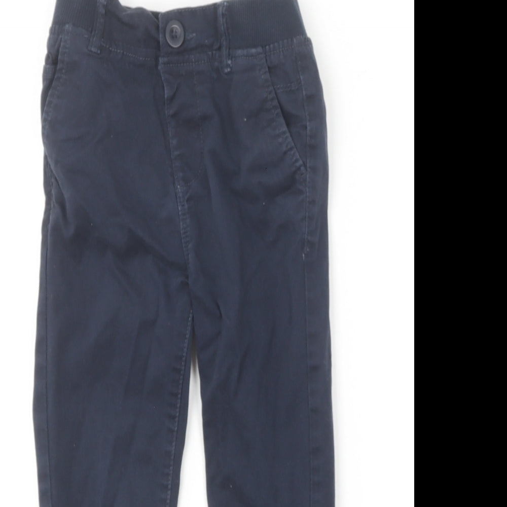 Dunnes Stores Boys Blue  Cotton Straight Jeans Size 2-3 Years  Regular