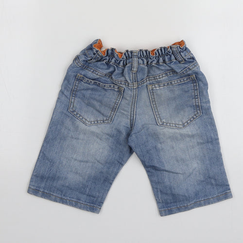 Dunnes Stores Boys Blue  Cotton Bermuda Shorts Size 2-3 Years  Regular