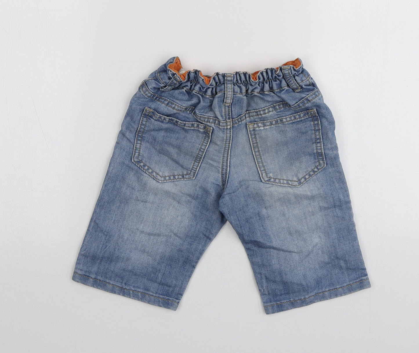 Dunnes Stores Boys Blue  Cotton Bermuda Shorts Size 2-3 Years  Regular