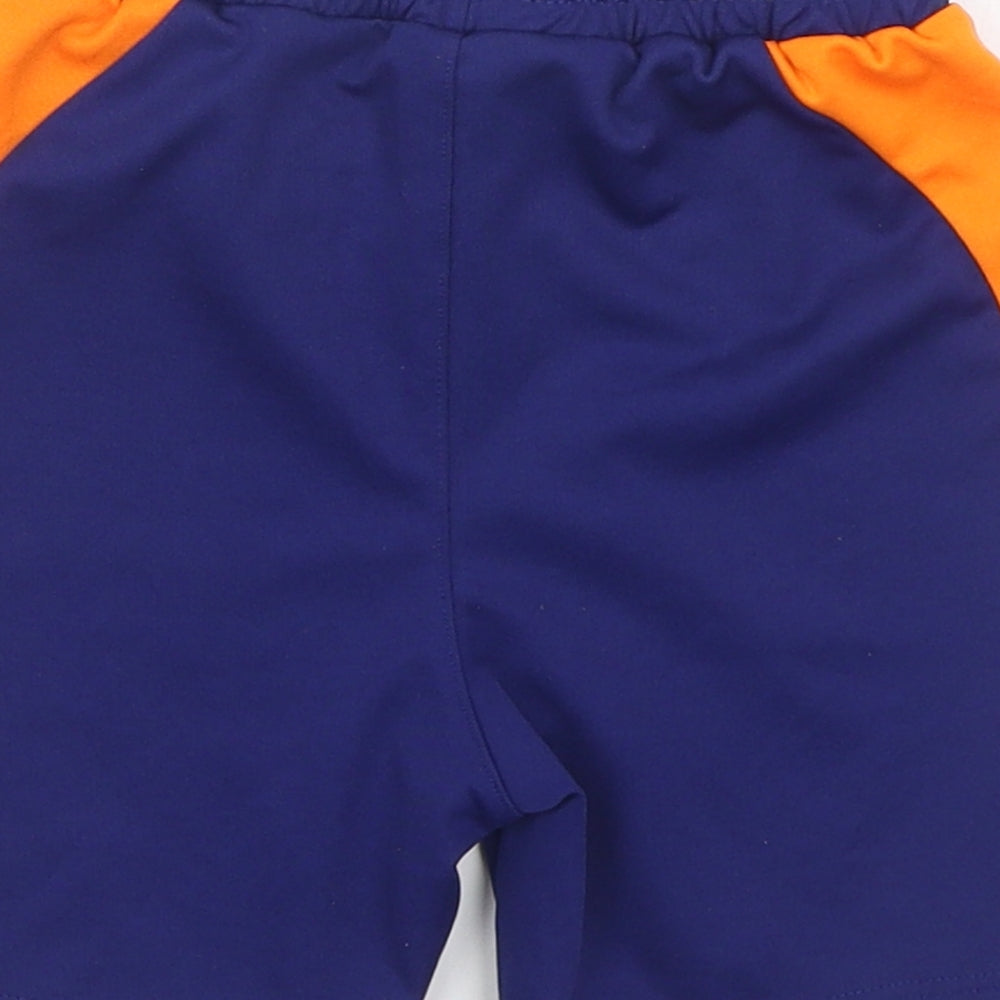Castore Boys Blue  Polyester Sweat Shorts Size 2-3 Years  Regular Tie
