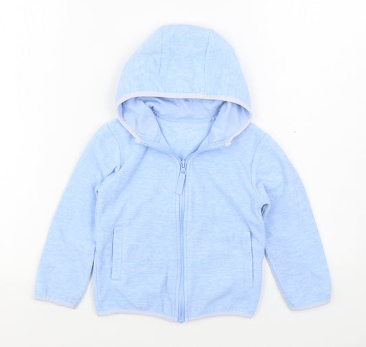 Dunnes Stores Girls Blue   Jacket  Size 4-5 Years  Zip