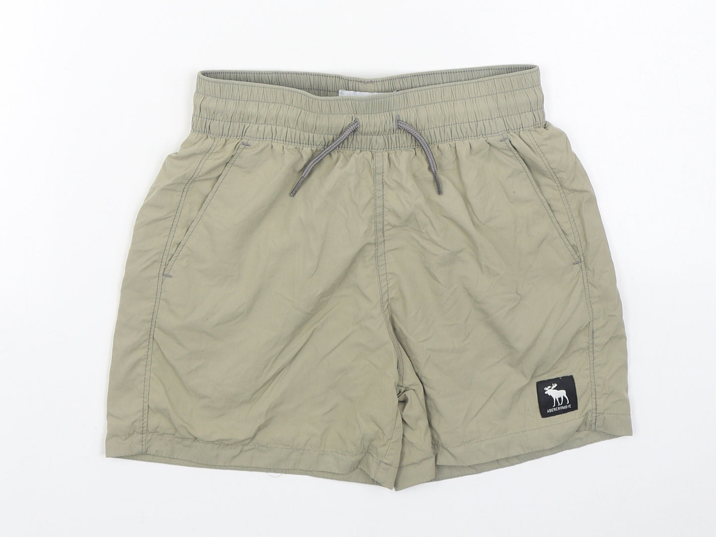 abercrombie kids Boys Beige  Nylon Cargo Shorts Size 9-10 Years  Regular Tie