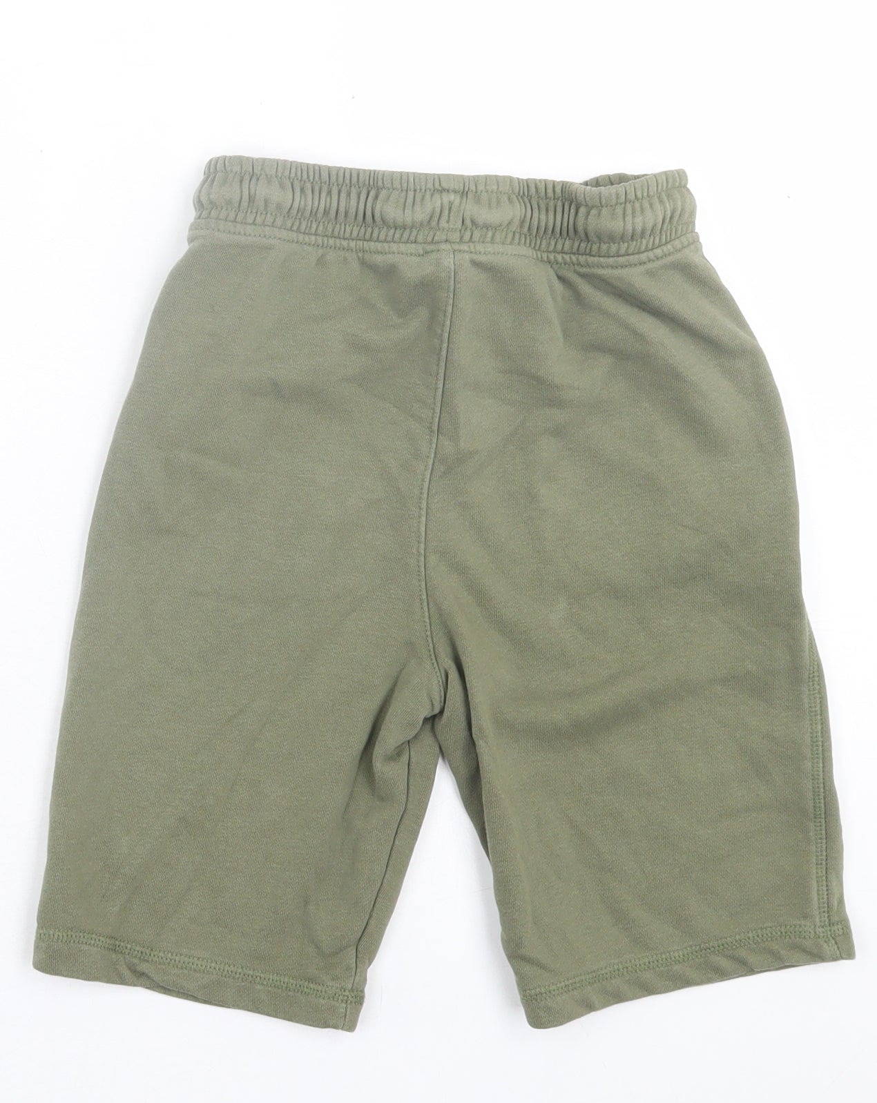 TU Boys Green  Cotton Sweat Shorts Size 10 Years  Regular Tie