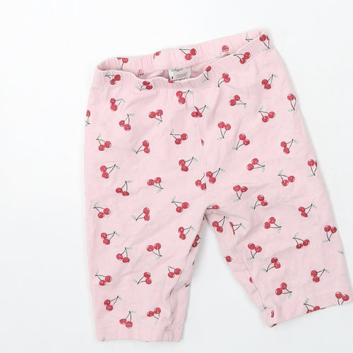 Dunnes Stores Girls Pink  Cotton Jegging Trousers Size 5-6 Years  Regular
