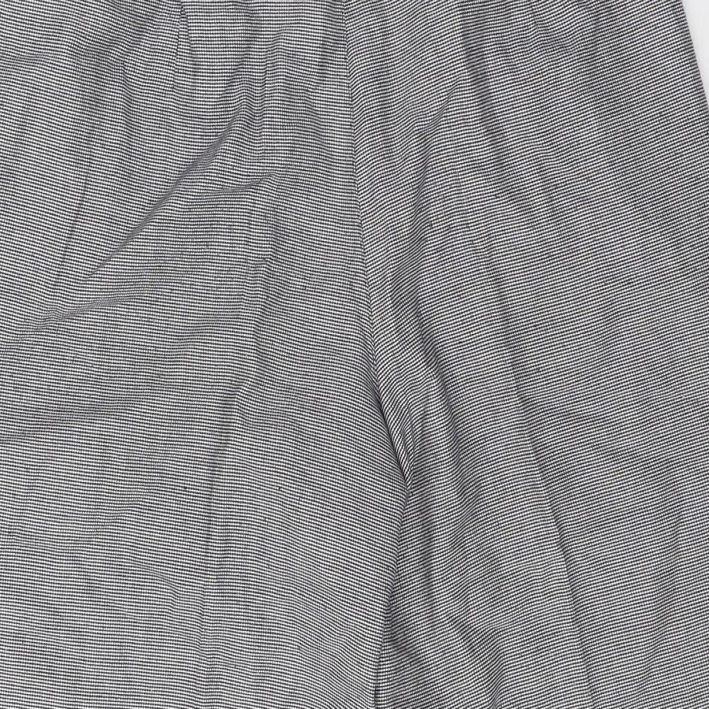 blanche Mens Grey Check Polyamide Chino Shorts Size 30 in L10 in Regular