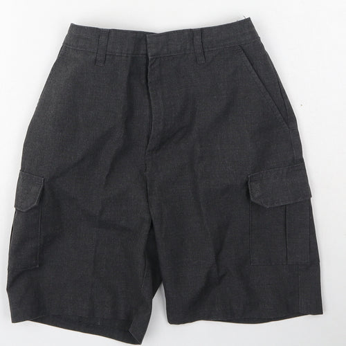 TU Boys Grey  Polyester Cropped Trousers Size 11 Years  Regular