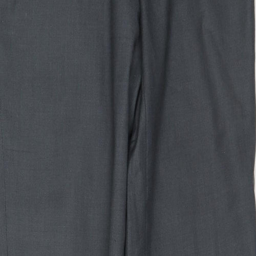 Preworn Mens Grey  Polyester Trousers  Size 32 L27 in Regular