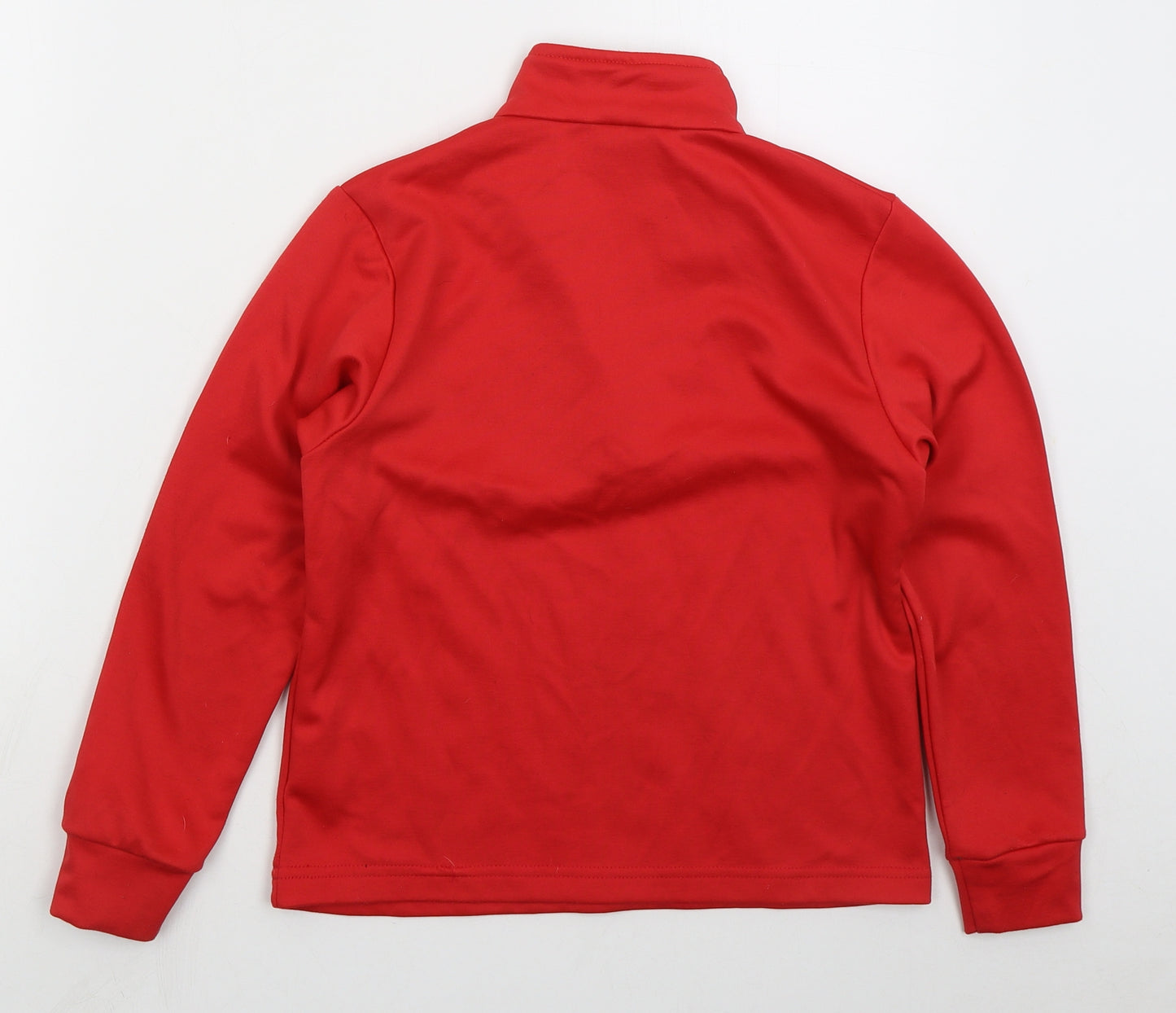 Stanno Boys Red  Polyester Pullover Sweatshirt Size 10 Years  Zip - Boxing Club