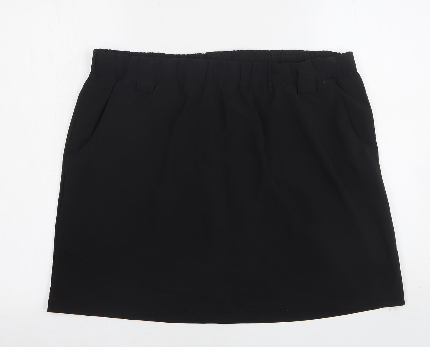 RBX Womens Black  Polyester Mini Skirt Size XL  Regular