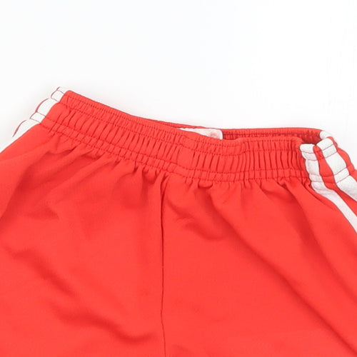 O'Neills Boys Red  Polyester Sweat Shorts Size 4-5 Years  Regular