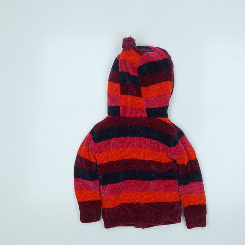 George Girls Multicoloured Striped  Jacket  Size 2-3 Years