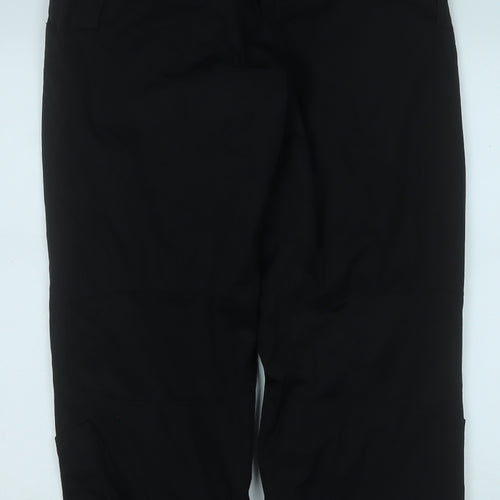 Stuburt Mens Black  Polyester Rain Trousers Trousers Size L L28 in Regular