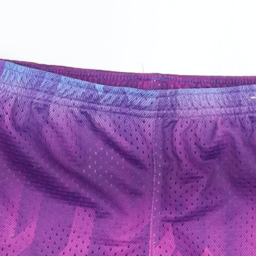 Sketchers Girls Purple  Polyester Sweat Shorts Size 5-6 Years  Regular