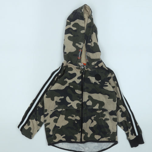 Pep&Co Boys Green Camouflage  Jacket  Size 4-5 Years