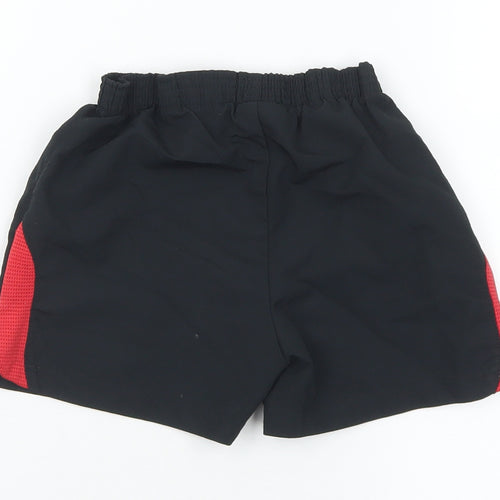 Umbro Boys Black  Polyester Sweat Shorts Size 2-3 Years  Regular  - Sunderland AFC