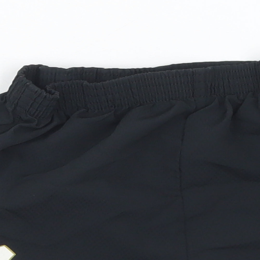 Umbro Boys Black  Polyester Sweat Shorts Size 2-3 Years  Regular  - Sunderland AFC