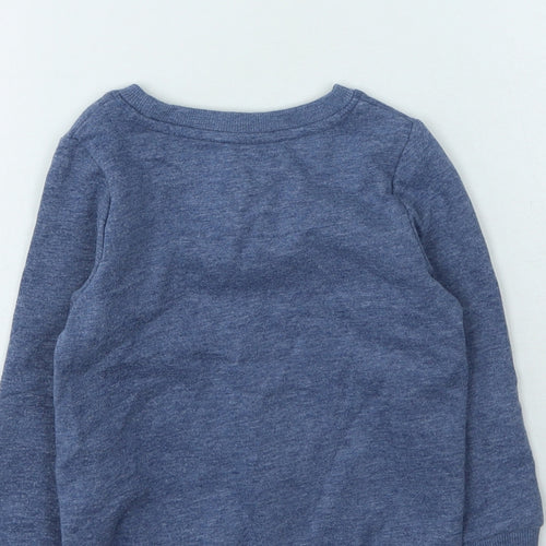 Nutmeg Boys Blue  Polyester Pullover Sweatshirt Size 2-3 Years