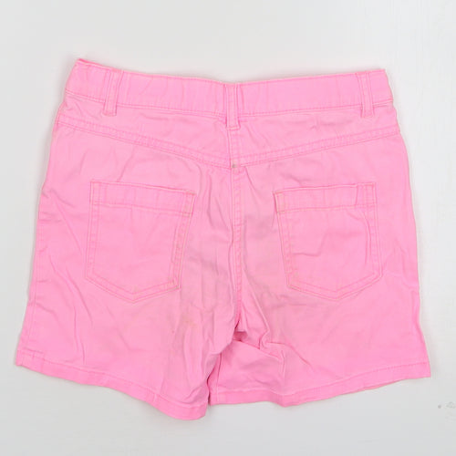 F&F Girls Pink  Cotton Mom Shorts Size 9-10 Years  Regular