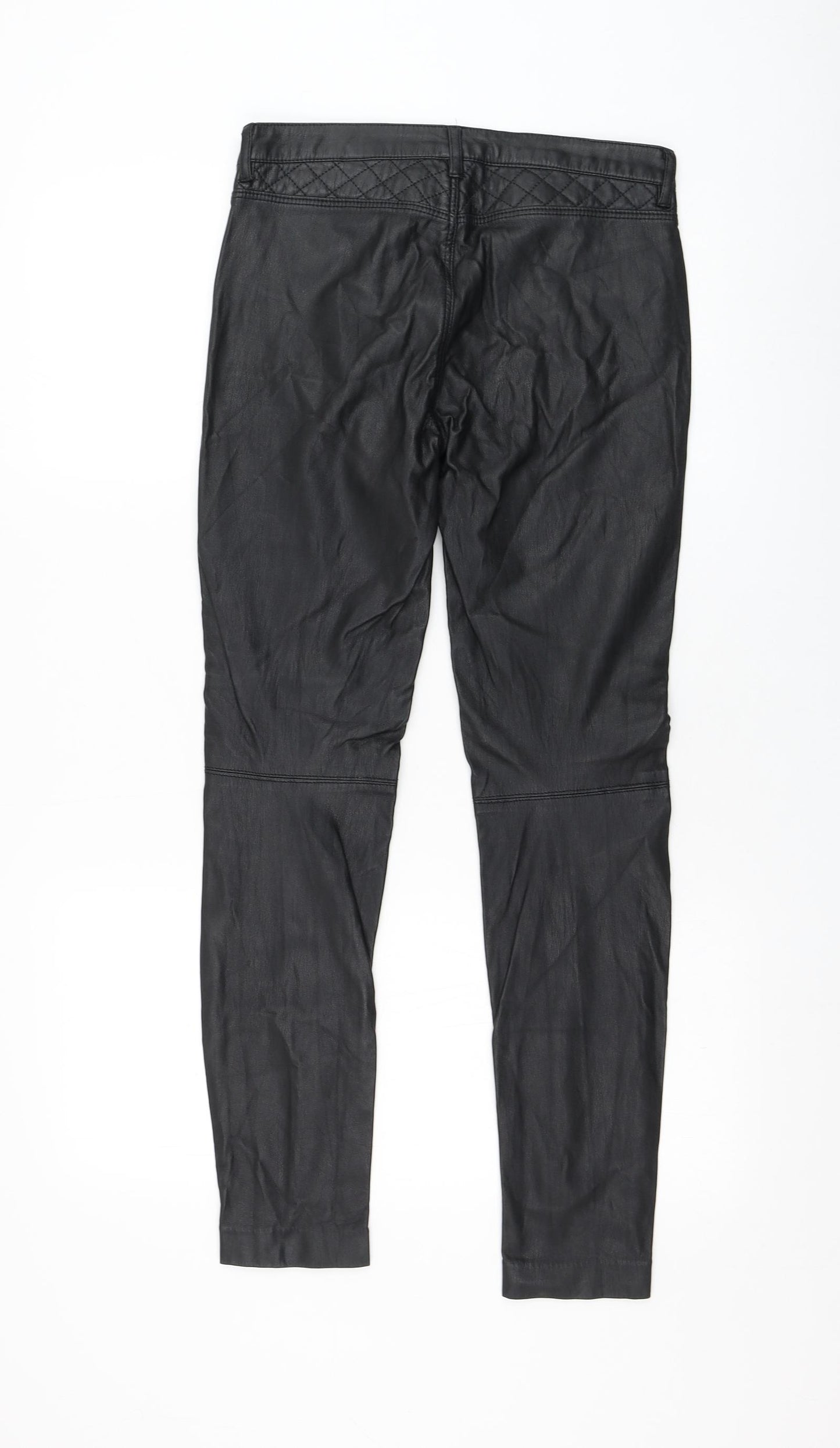 H&M Womens Black  Polyester Capri Leggings Size 8 L28 in