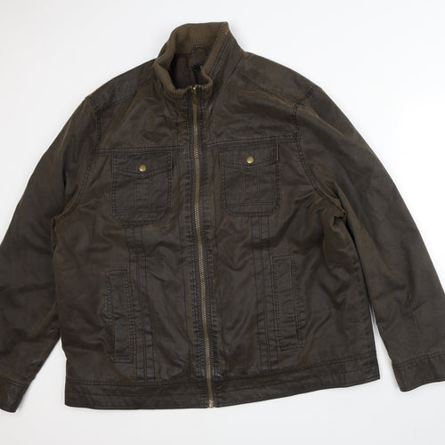 F&F Mens Brown   Jacket Coat Size 2XL