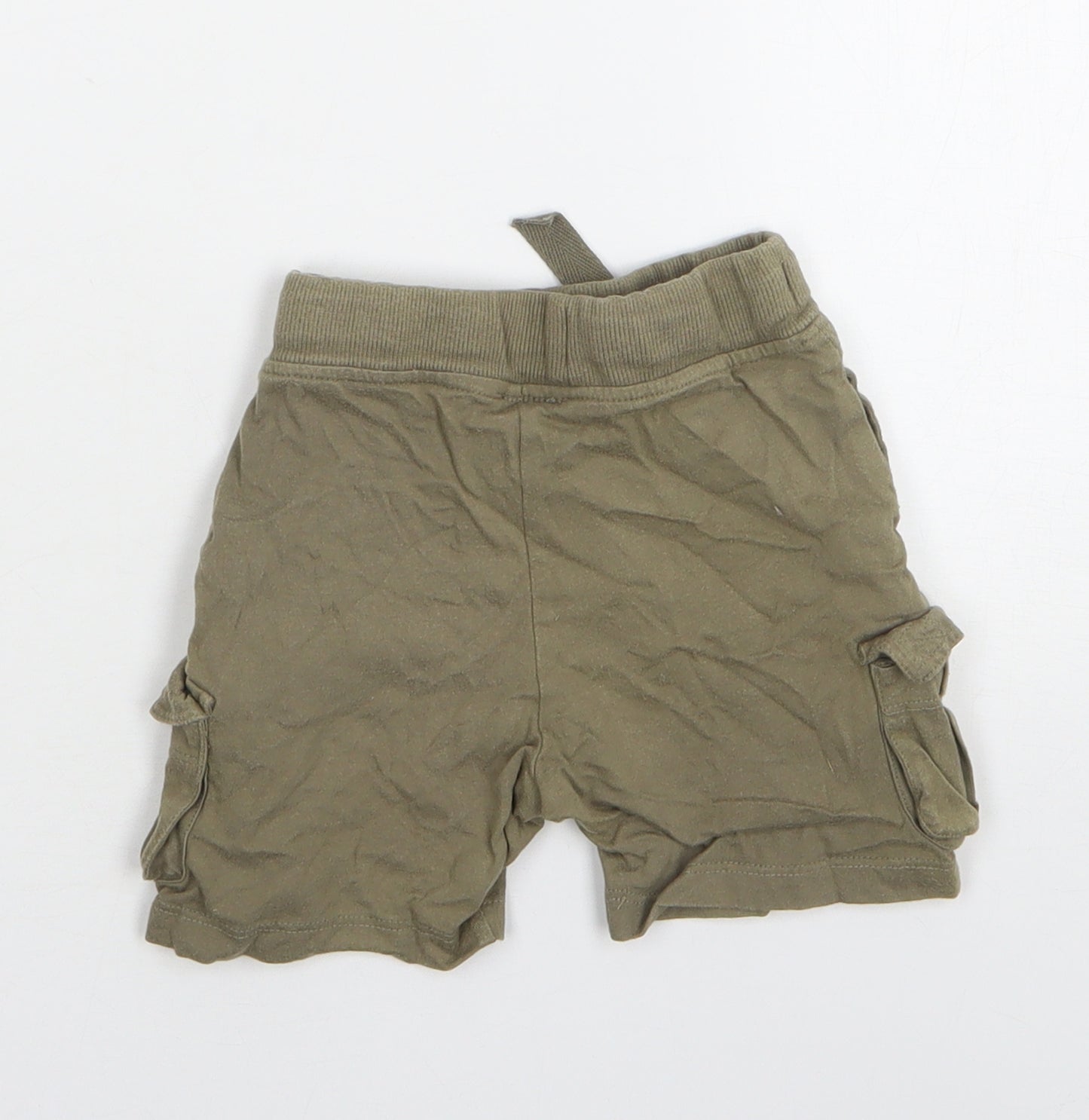 Urban Rascals Boys Green  Cotton Sweat Shorts Size 2 Years  Regular