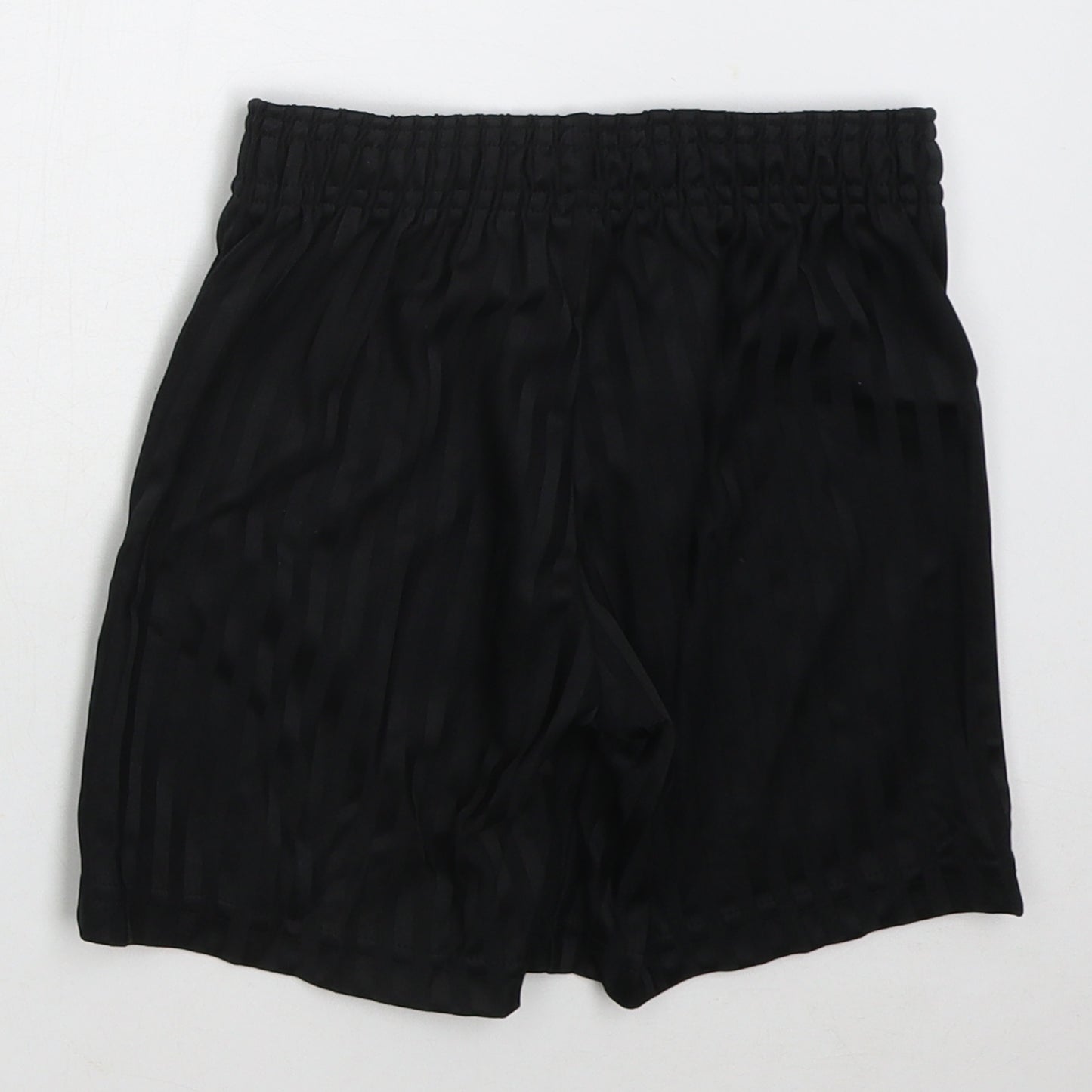 F&F Boys Black Striped Polyester Sweat Shorts Size 5-6 Years  Regular